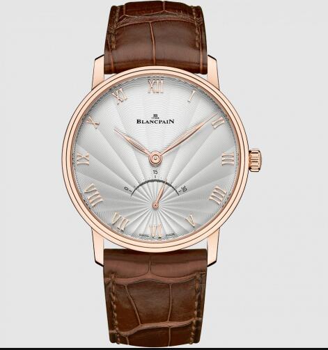 Blancpain Villeret Ultraplate Seconde Rétrograde Red Gold Opalin Flinqué Replica Watch 6653 3642 55B